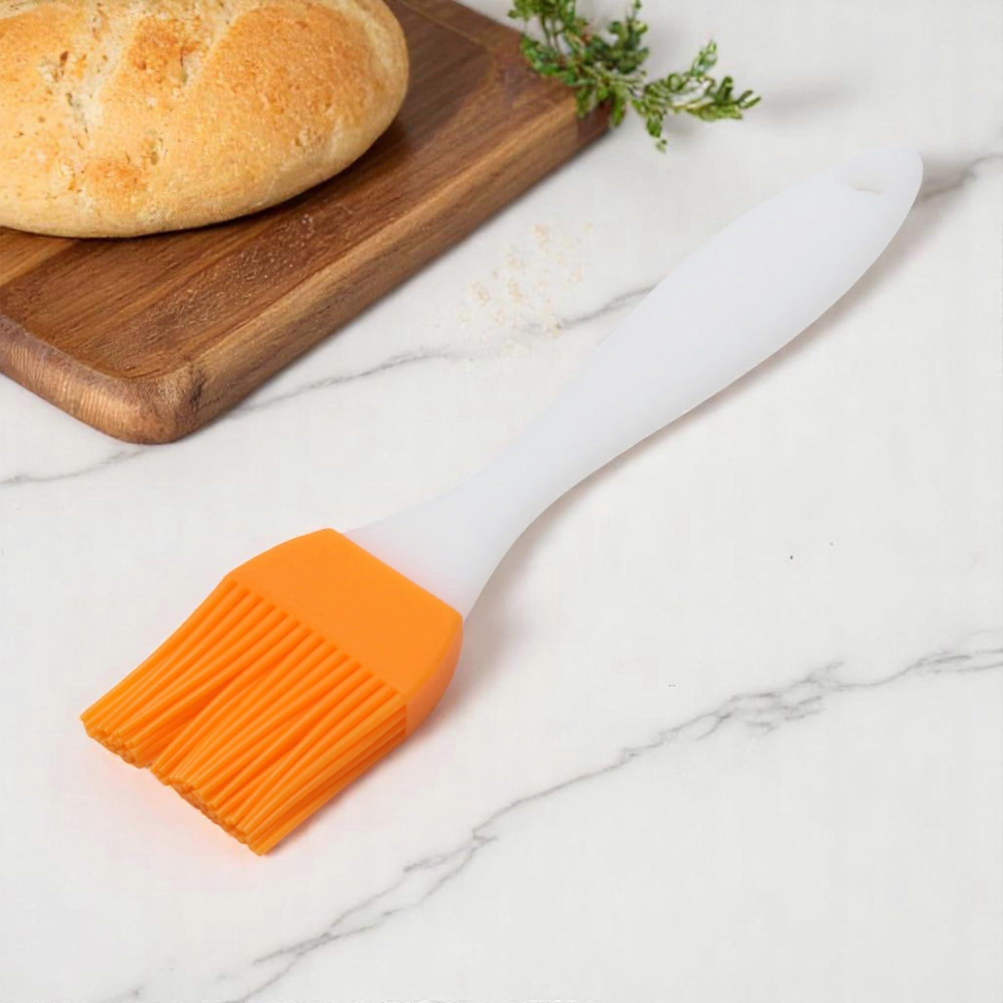 Large Silicone Basting Brush with Ergonomic Handle for Even Coating and Dishwasher Safe
