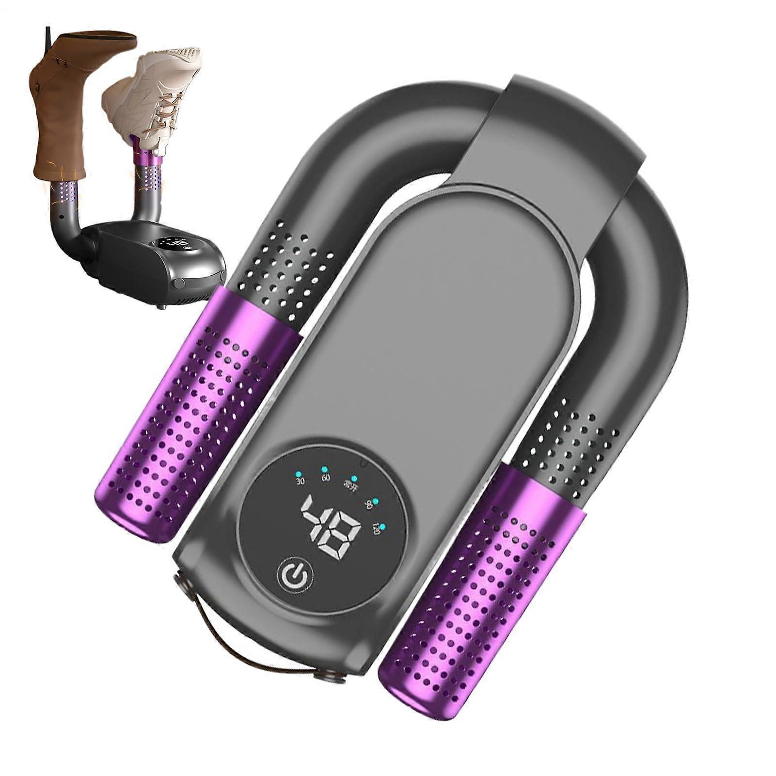 Boot Dryer and Shoe Dryer with Smart Timer, Foldable Design, Quiet Ski Boot Glove Sneaker Drying