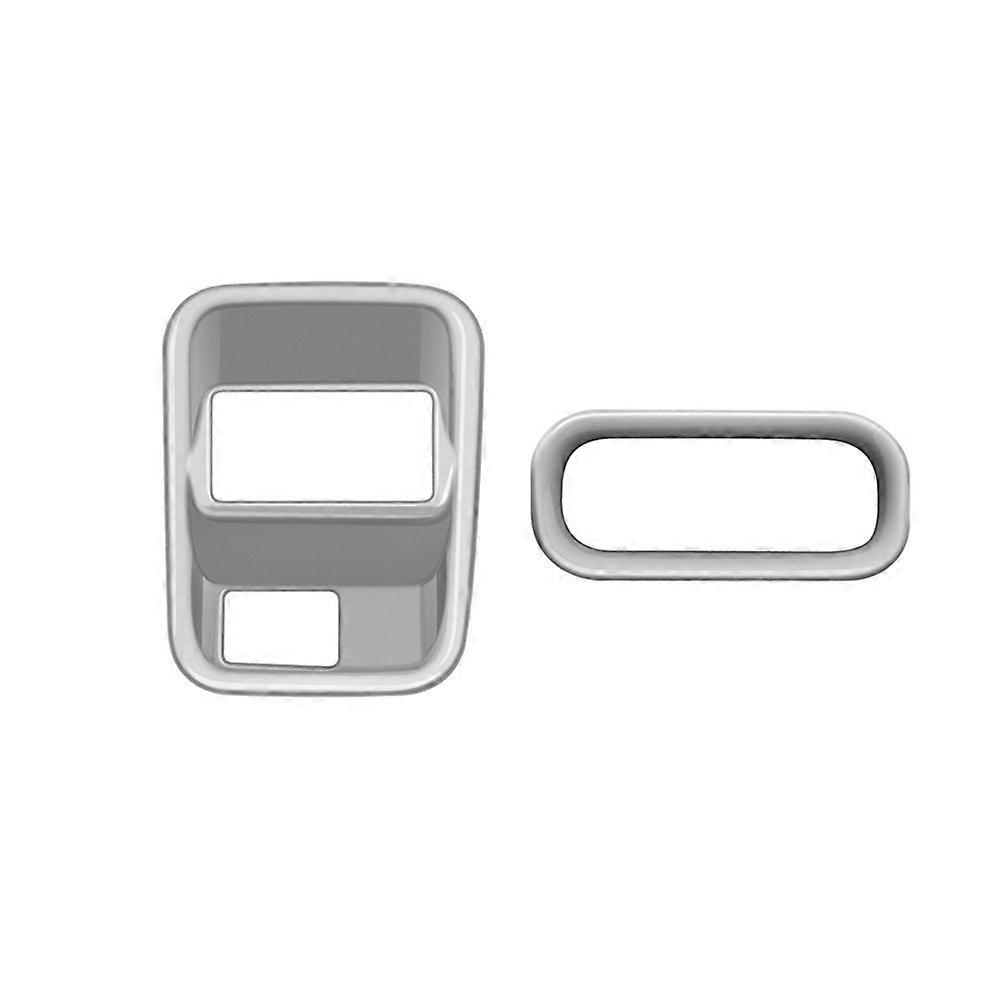RHD Car Multifunction Button Trim Cover for Silver