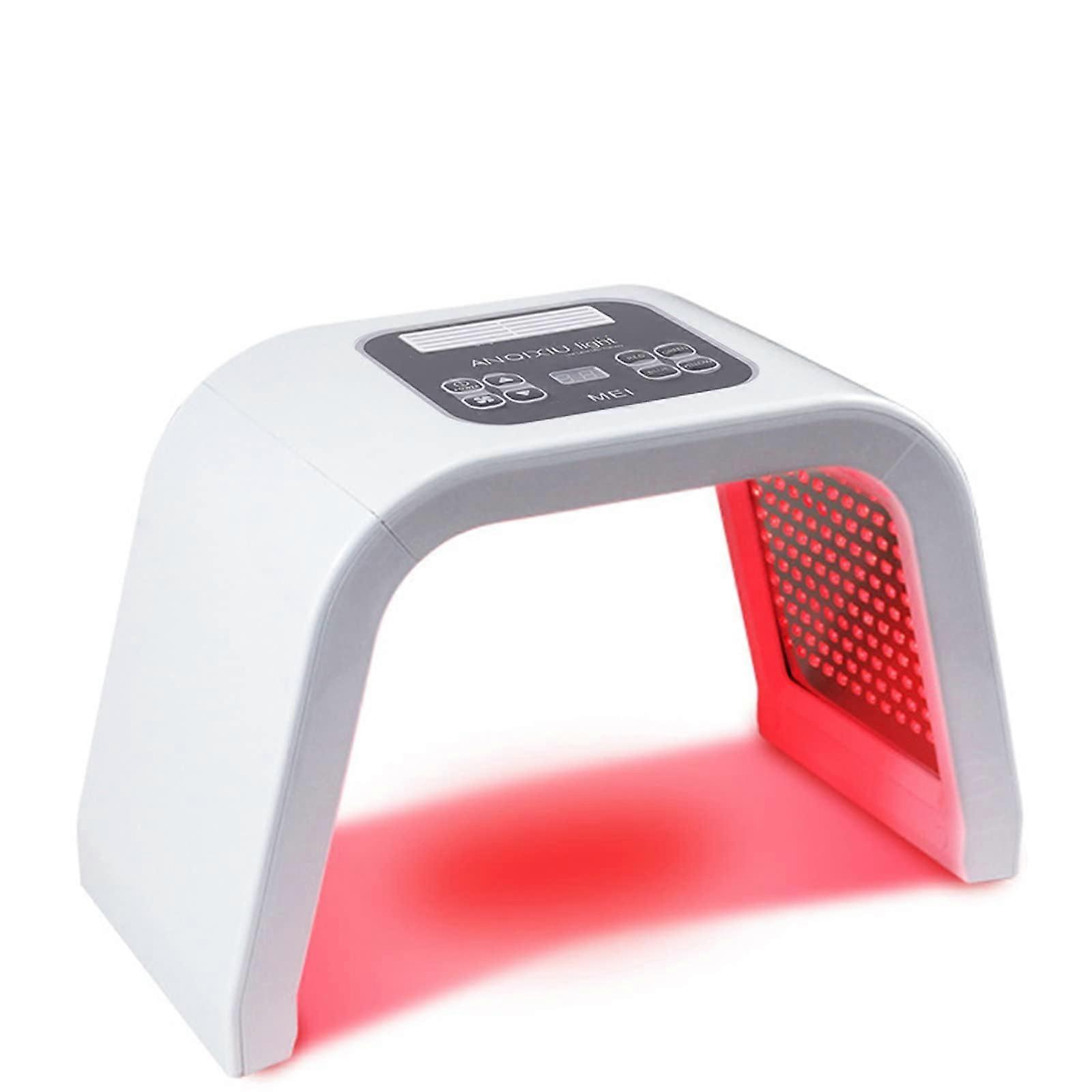 LED Face Mask 7 Color Light Therapy with Full Coverage and Red Light Module for Skincare
