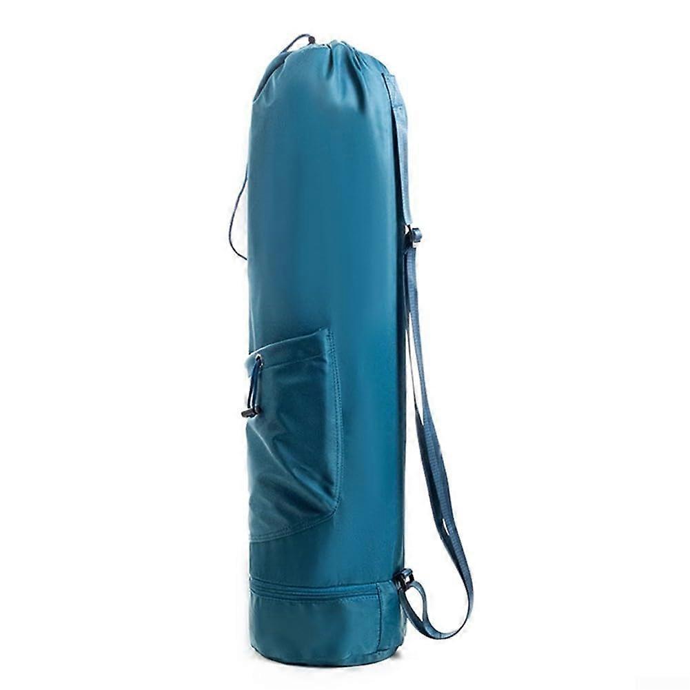 Waterproof Yoga Mat Bag with Adjustable Strap for Outdoor Practice Blue