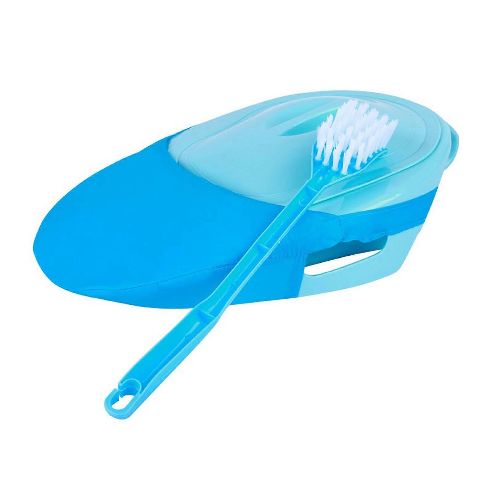 Bed Pan for Elderly and Disabled, Slipper Design with Removable SpillControl Lid, Easy to Clean