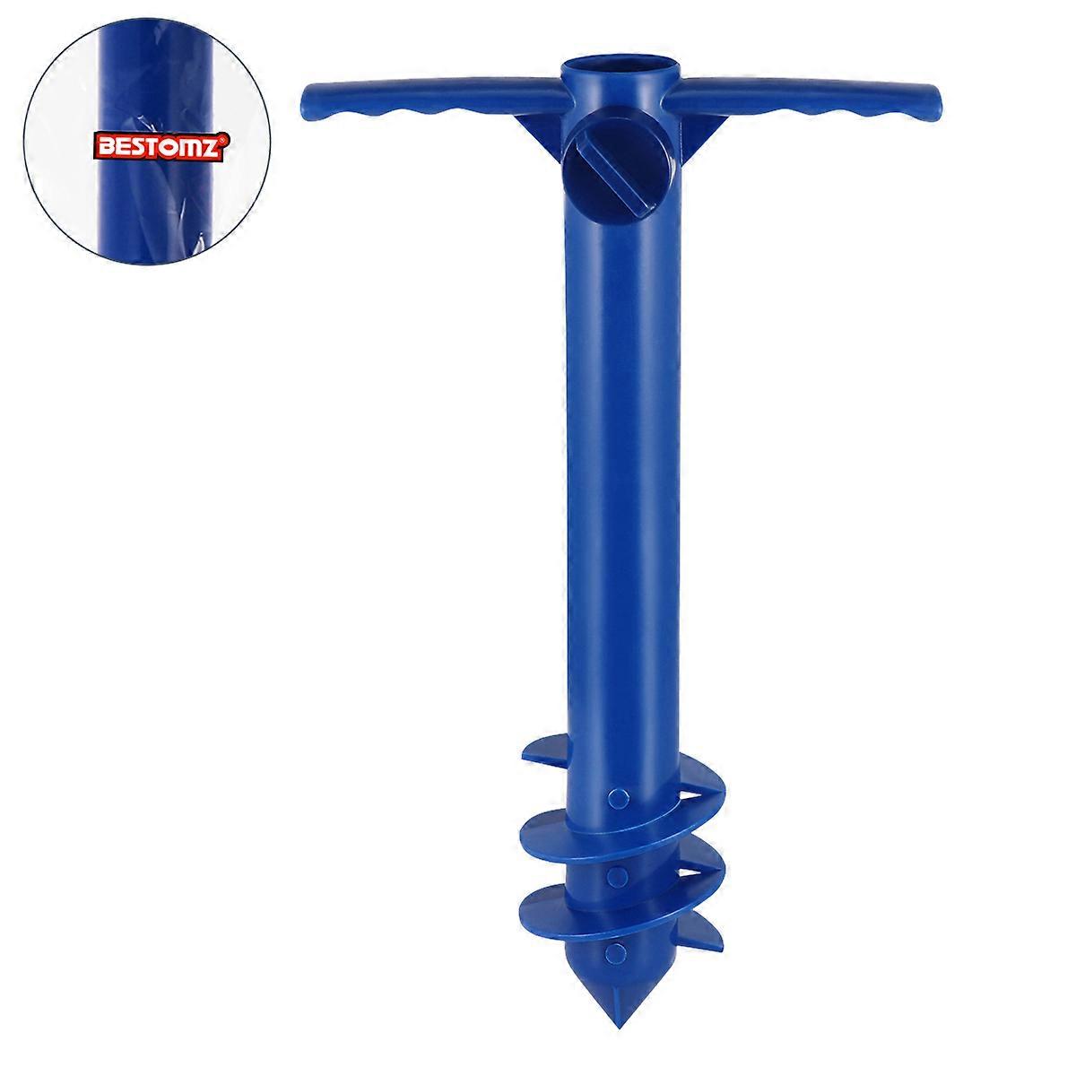 Beach Umbrella Anchor Sand for Beach Umbrella Fixing Blue