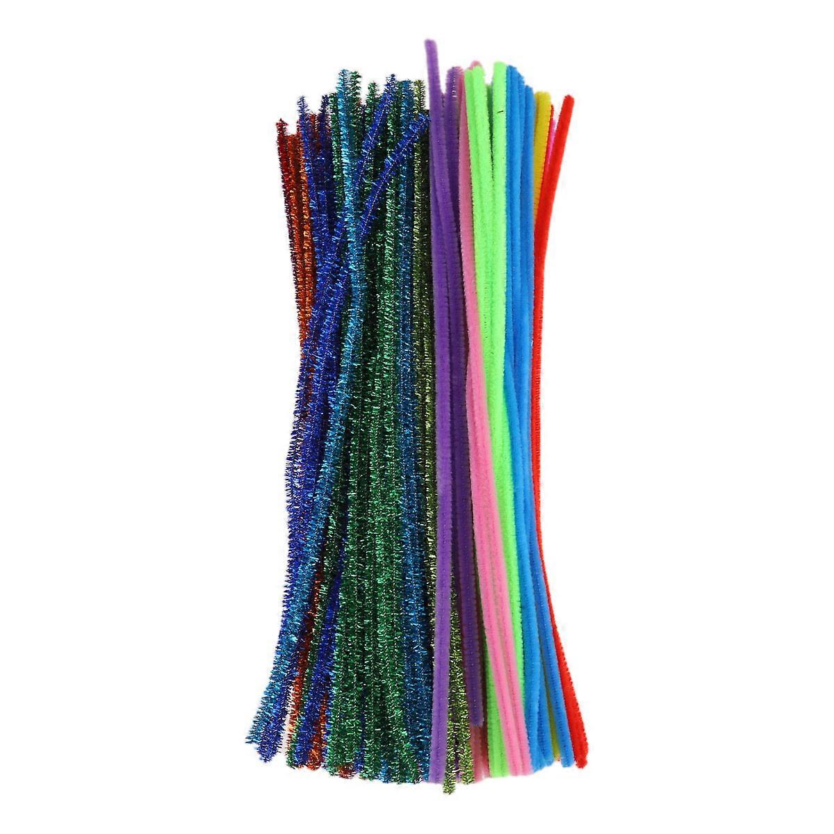 Colorful Twisted Bars Bendable Sticks for DIY Crafts 200Pcs Set Assorted Color
