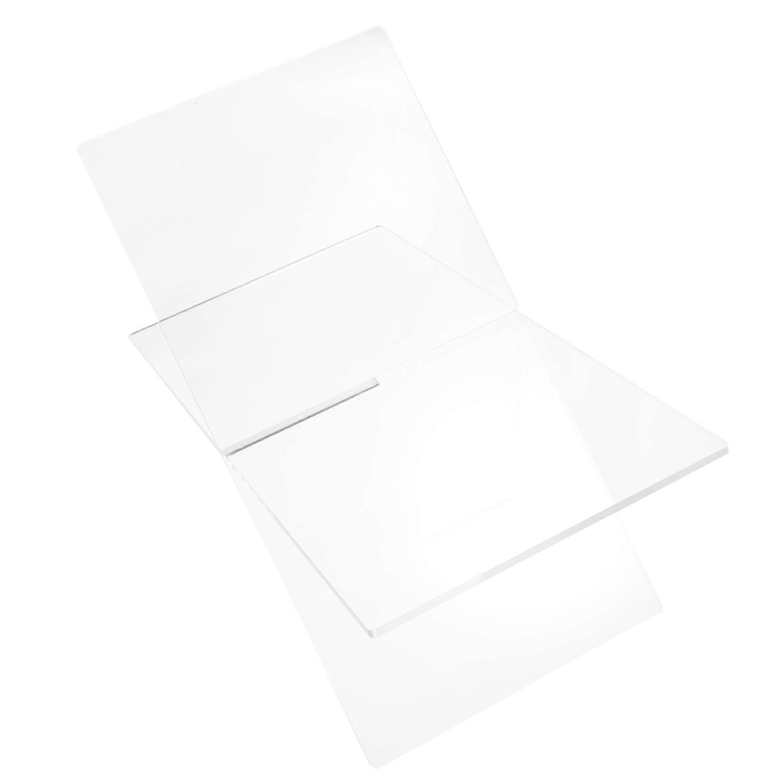 Reading -Shaped Book Stand for Storage Use Multifunctional Transparent ABS Holder