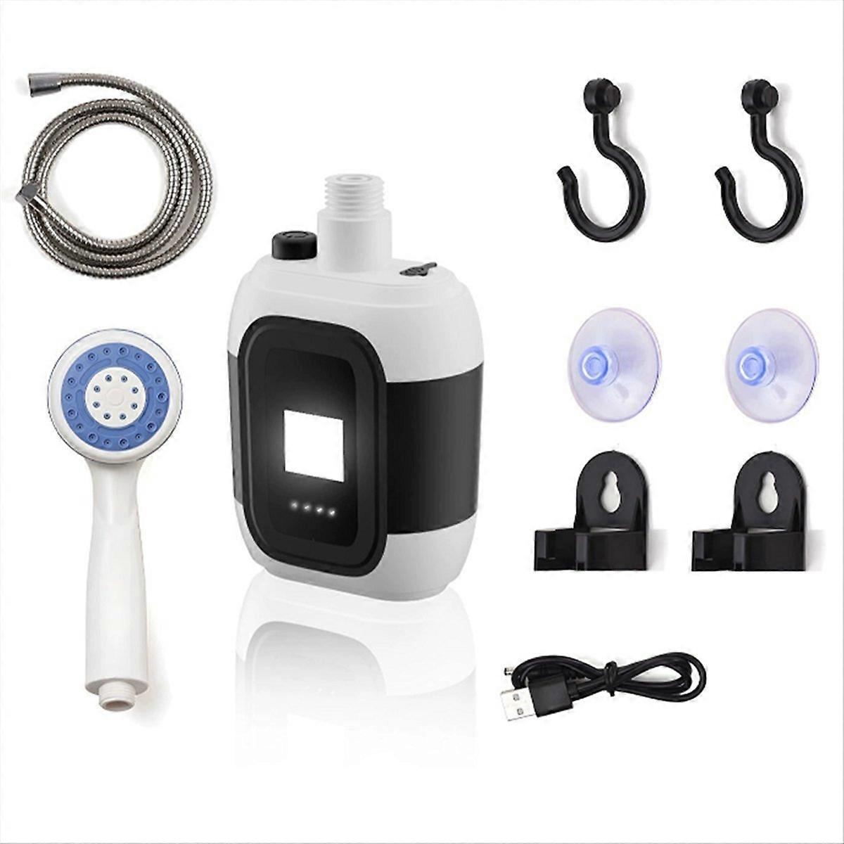 Camping Shower Pump 2200mAh USB