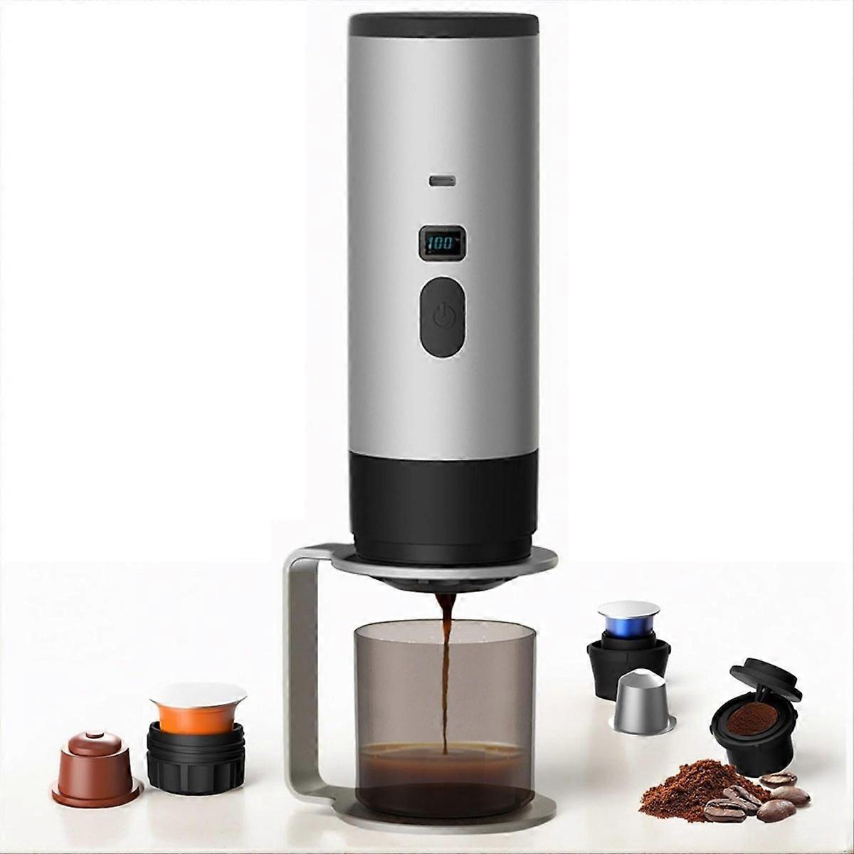 3 In1 Coffee Maker for Travel,Mini Espresso Machine 