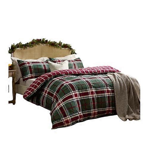 Wylder Braemar Brushed Checked Reversible Duvet Cover Set