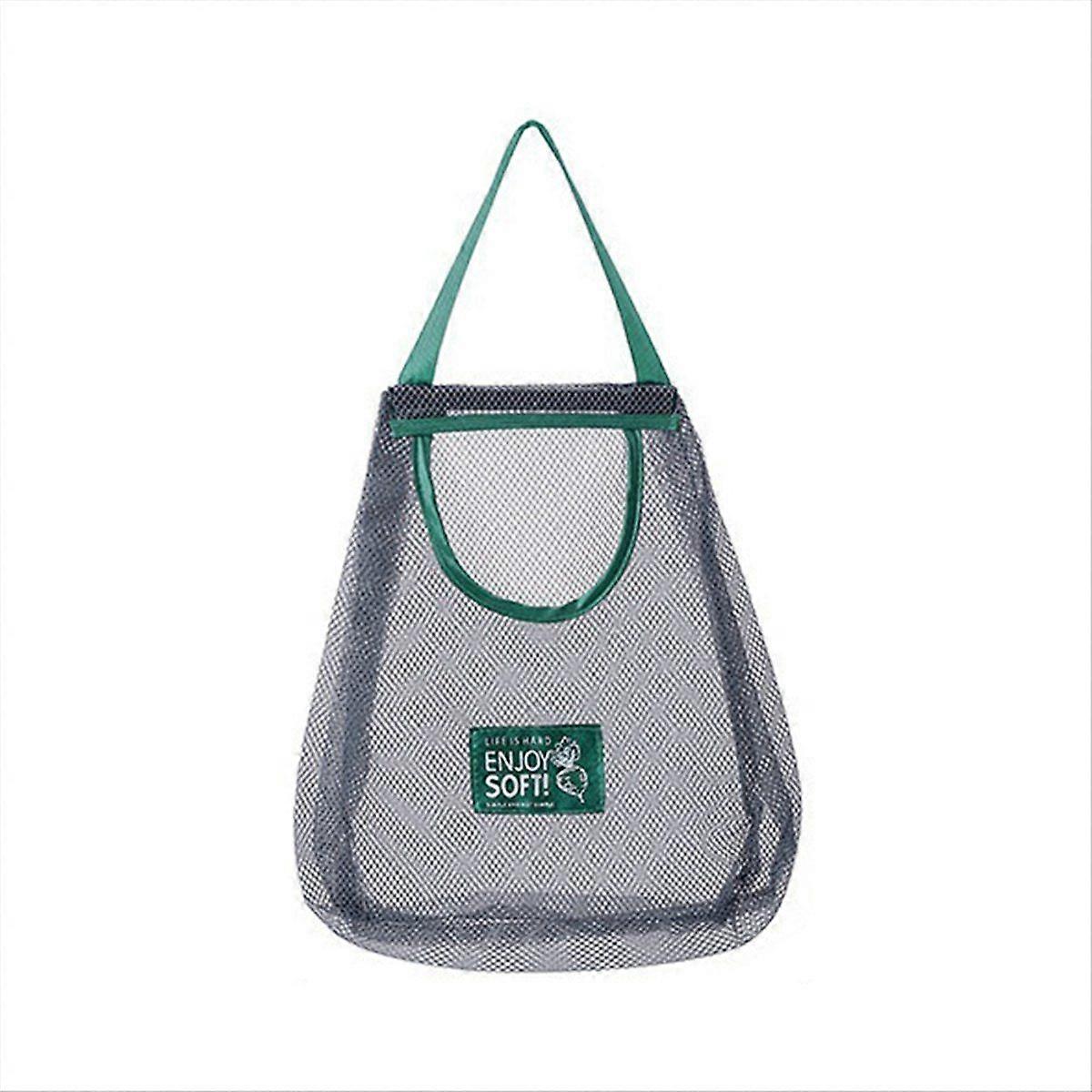 Reusable Kitchen Hanging Mesh Bag Large Capacity Home Fruit Vegetable Storage No.2