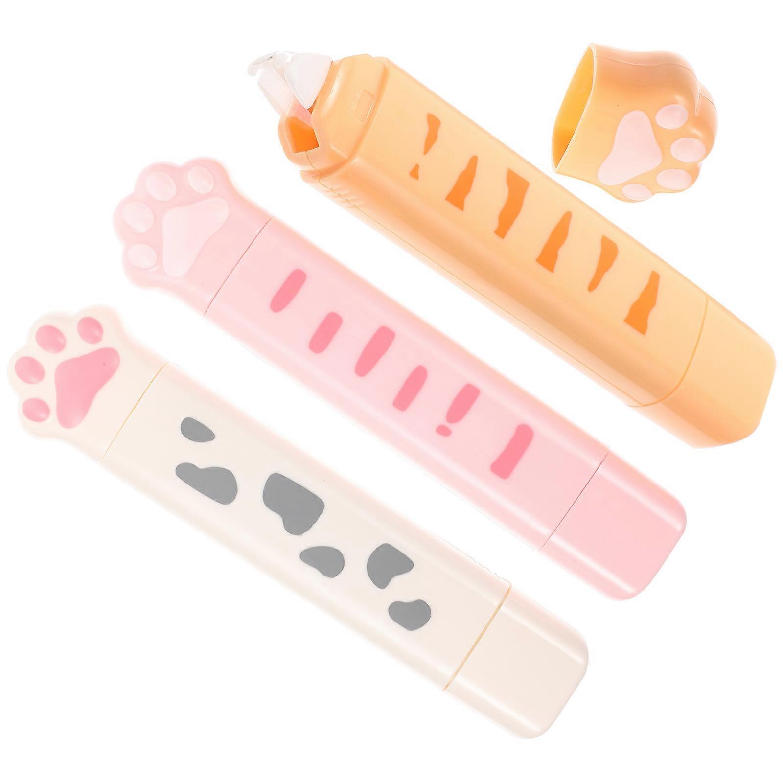 Modifying Tape Double-Sided Correction Tapes 3Pcs for Student Stationery