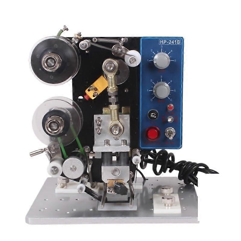 Hot Stamping Ribbon Printing Machine with Adjustable Speed for Packaging and Batch Coding