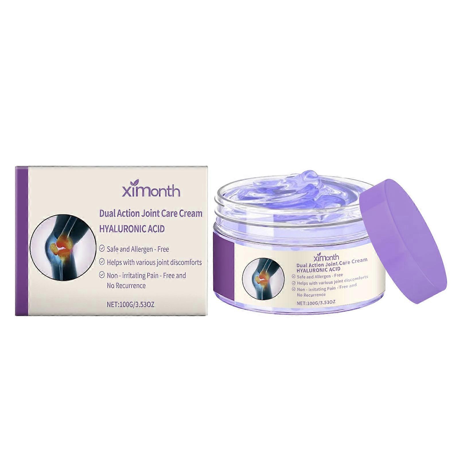 Lot de 5 gels XIMONTH pour le soin des articulations, 100 g, gel apaisant pour le corps, absorption rapide, formule non grasse pour les genoux