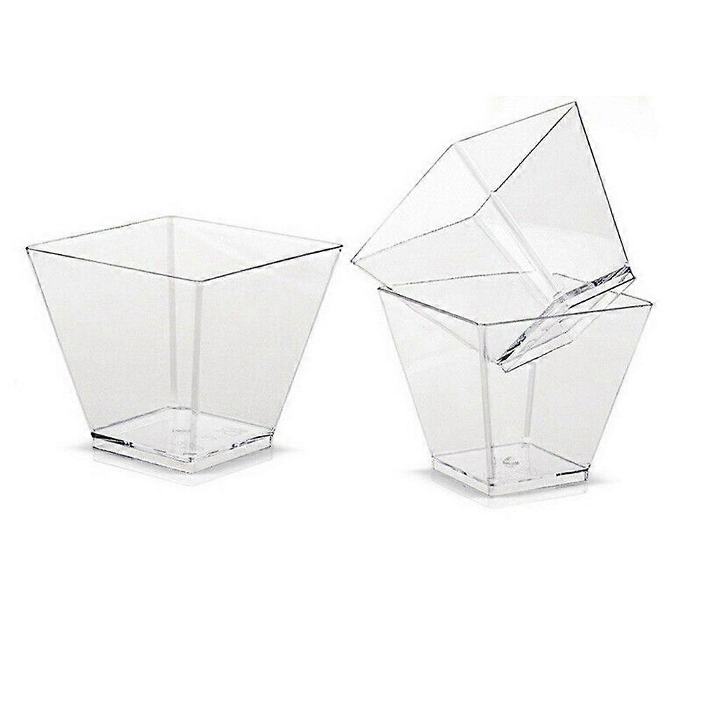 Plastic Dessert Cup Reusable Serving Glass
