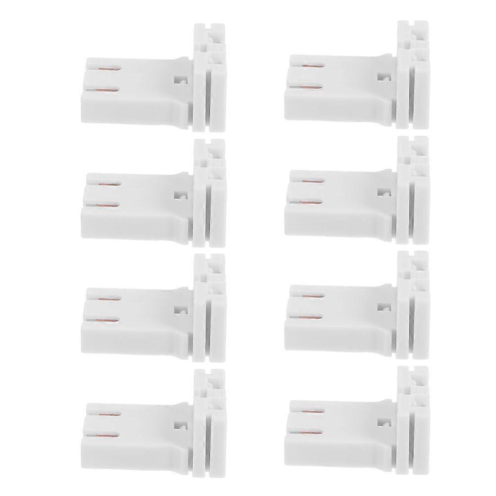 Light Socket Adapter Fluorescent Lamp Holder U Shaped with 40Pcs for Workspaces