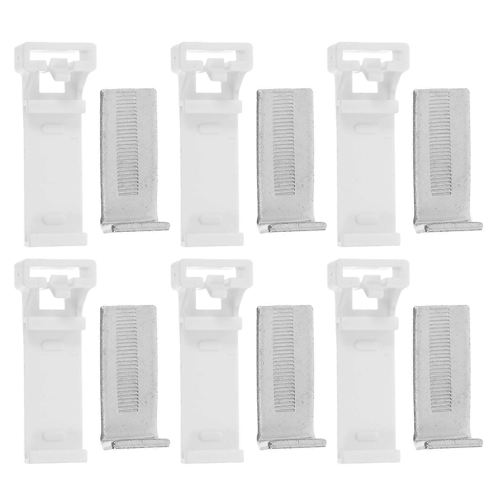 Window Shade Mounting Bracket Plastic for Roller Blind Support 6Pcs