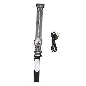 Brassard LED Étanche Rechargeable Nuit De Sécurité Bande Lumineuse pour Extérieur Marche Courant Noir