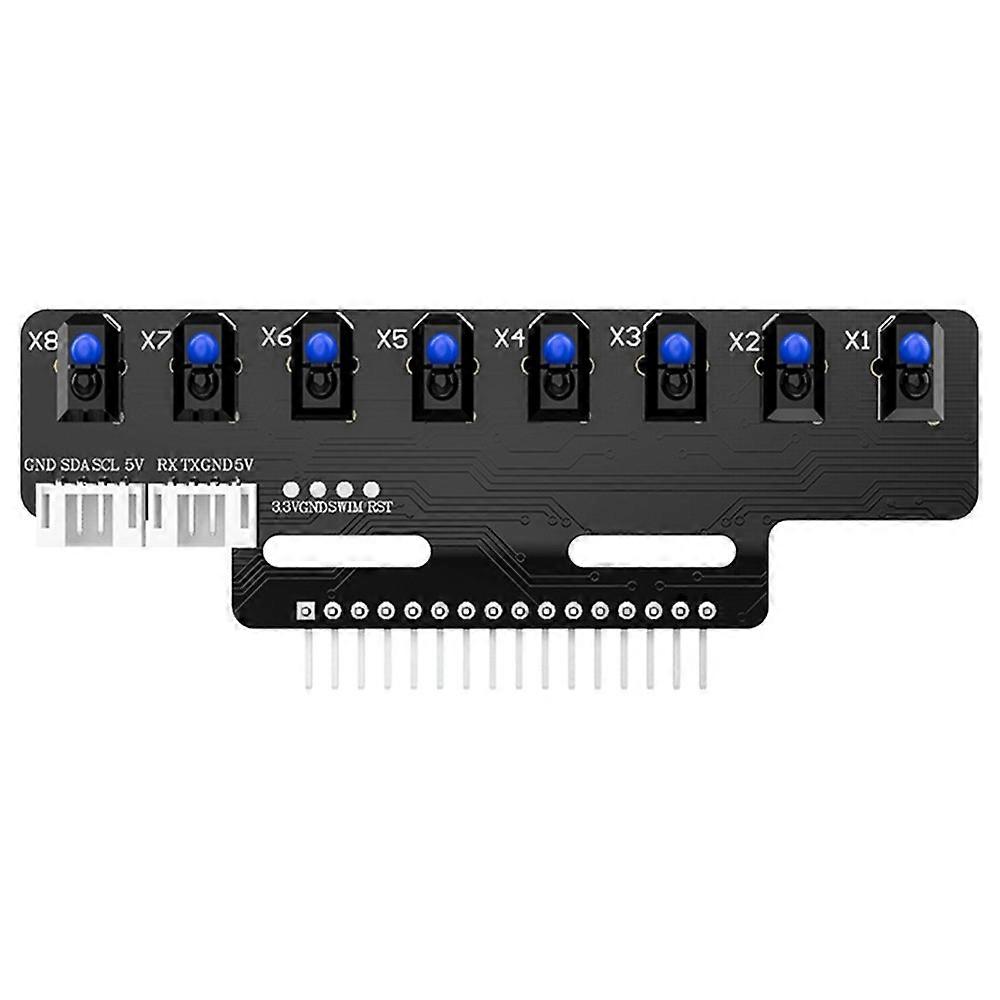 8 Channel Line Tracking IR Sensor Module High Sensitivity Automatic Calibration Obstacle Avoidance Sensor Board