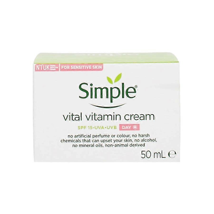 Crema de día Simple Vital Vitamina 50 ml
