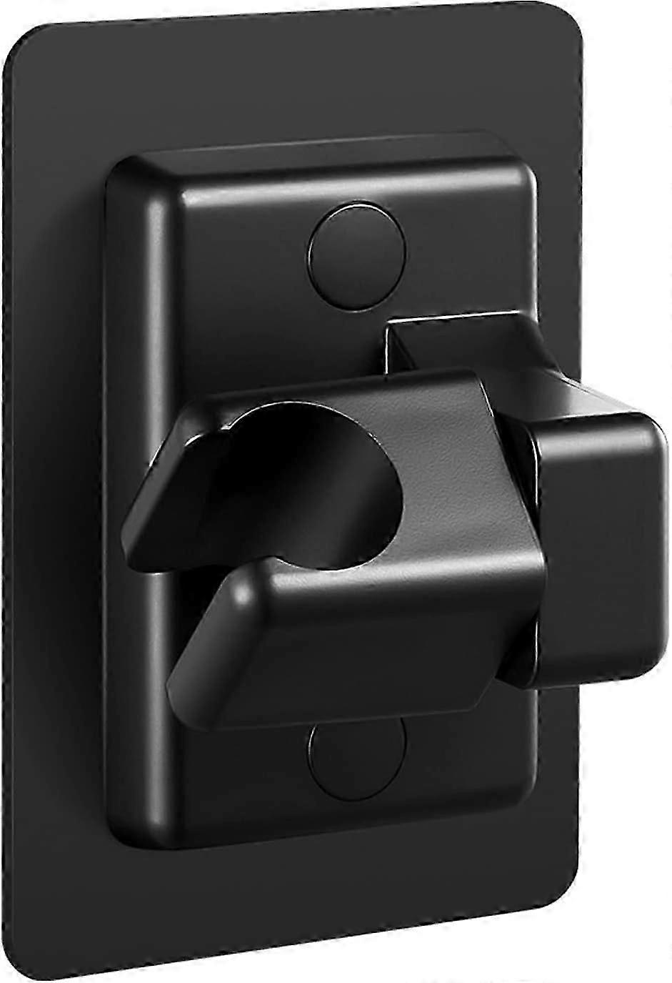 Shower bracket without drilling, black, 12*8cm