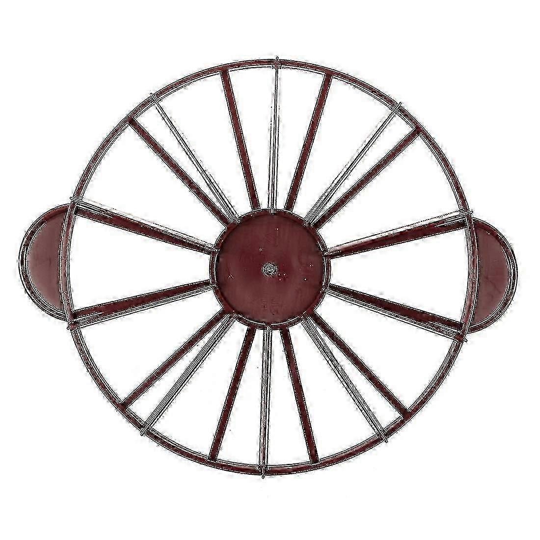 Adjustable 10/12-Slice Cake Divider with Portion Cutting Guide Tool, Dark Red