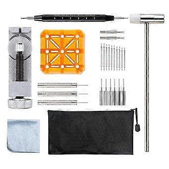 Herramienta de extracción de eslabones de correa de reloj 29 en 1 Kit de reparación de relojes 29 en 1