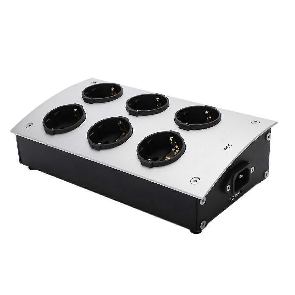 E-TP60 EU Schuko Audio Power Socket Isolate Interference Purify Power Supply for Enhanced Audio Exp