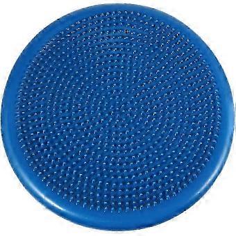 Cuscino di stabilità gonfiabile con supporto lombare per sedia da ufficio (blu) 25-26