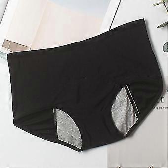 3pcs Pantaloni di biancheria intima mestruale a vita alta di grandi dimensioni Anteriore e posterioreEscursioni del periodo delle donne