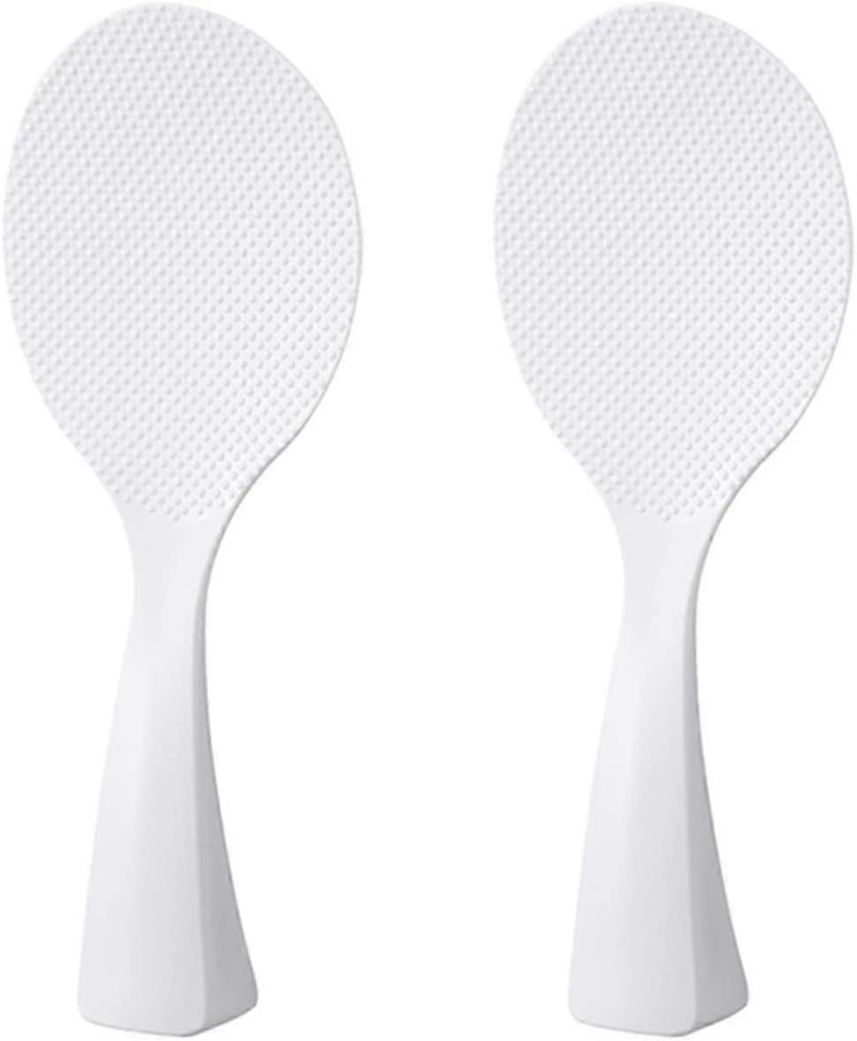 2 st ris paddel, non-stick rissked, stand-up ris spatel (vit)