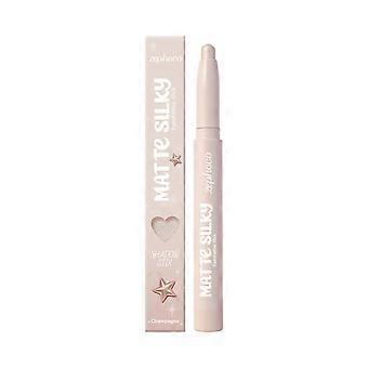 2pcsMatte Smooth Eyeshadow Stick, Champagne Color, Natural Pigmentation, Smooth Application for Daily Eye Makeup