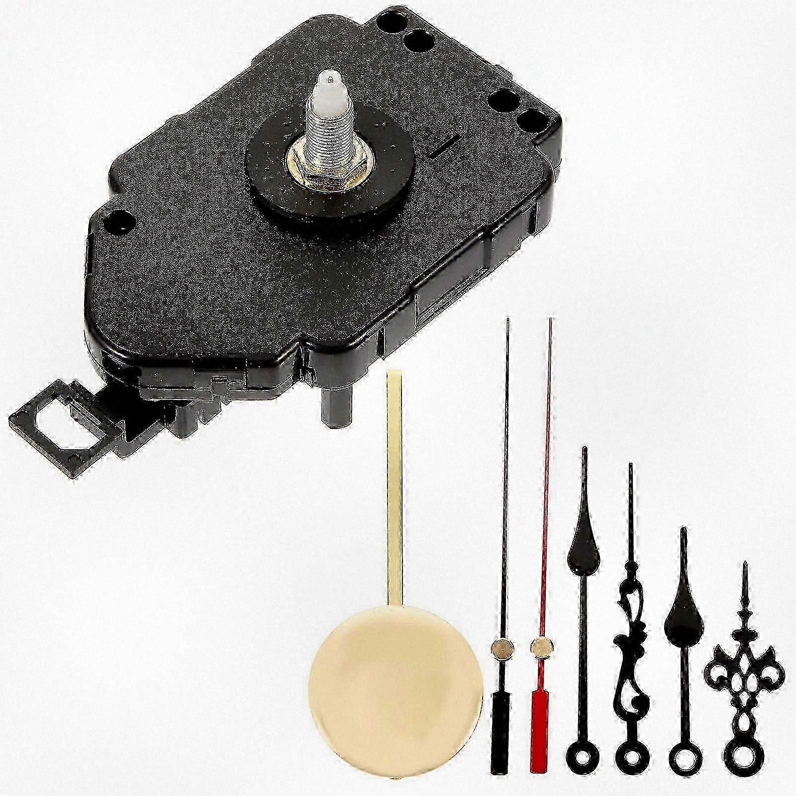 DIY Wall Clock Movement Kit with Pendulum Mechanism compatible with Creative Clock Making