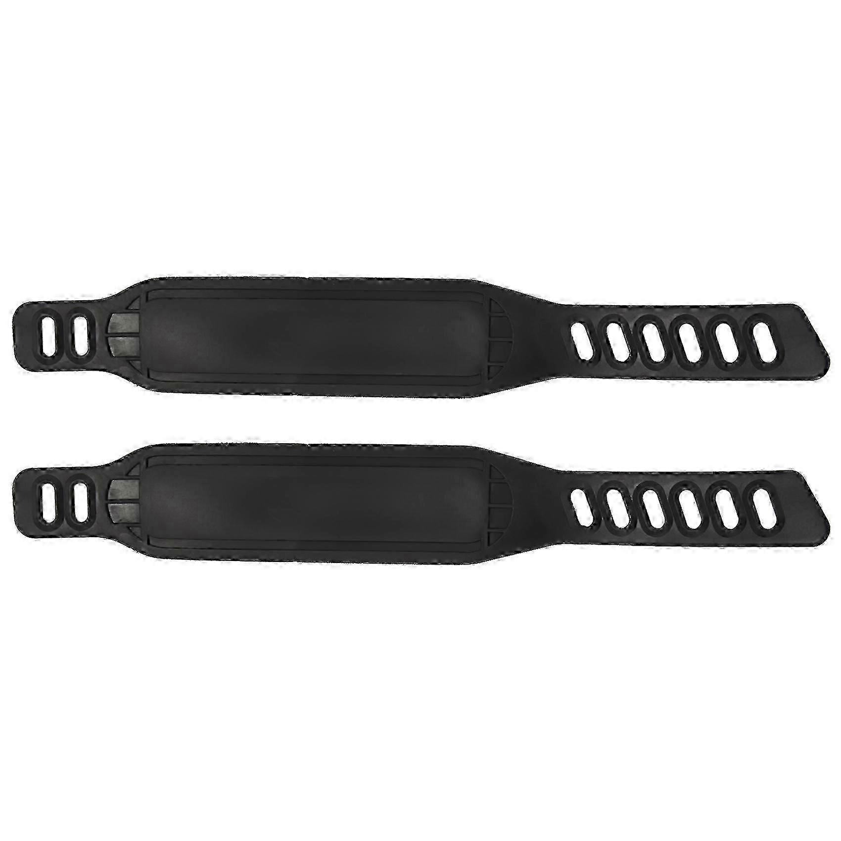 2 Pairs Widened Bicycle Pedal Straps compatible withExercise Stationary Cycle