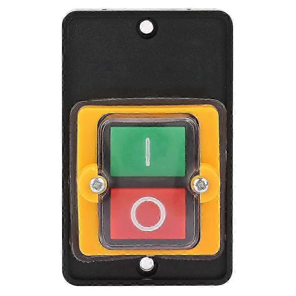 Push Button Switch Machine Switch Button, AC 220V/380V 10A, Incorporating On/Off Button Waterproof And Dustproof