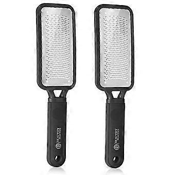 Foot File Callus Remover Rasp for Wet and Dry Use with Ergonomic Grip, Smooth Heels Black 2
