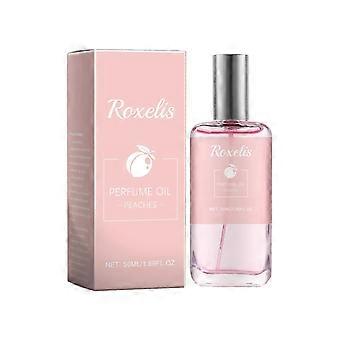 Roxelis Peach-Scented Perfume Is Fresh, Delicate And Refreshing With A Fruity Aroma. It Has A Long-Lasting Charm And A Delicate Fragrance Spray