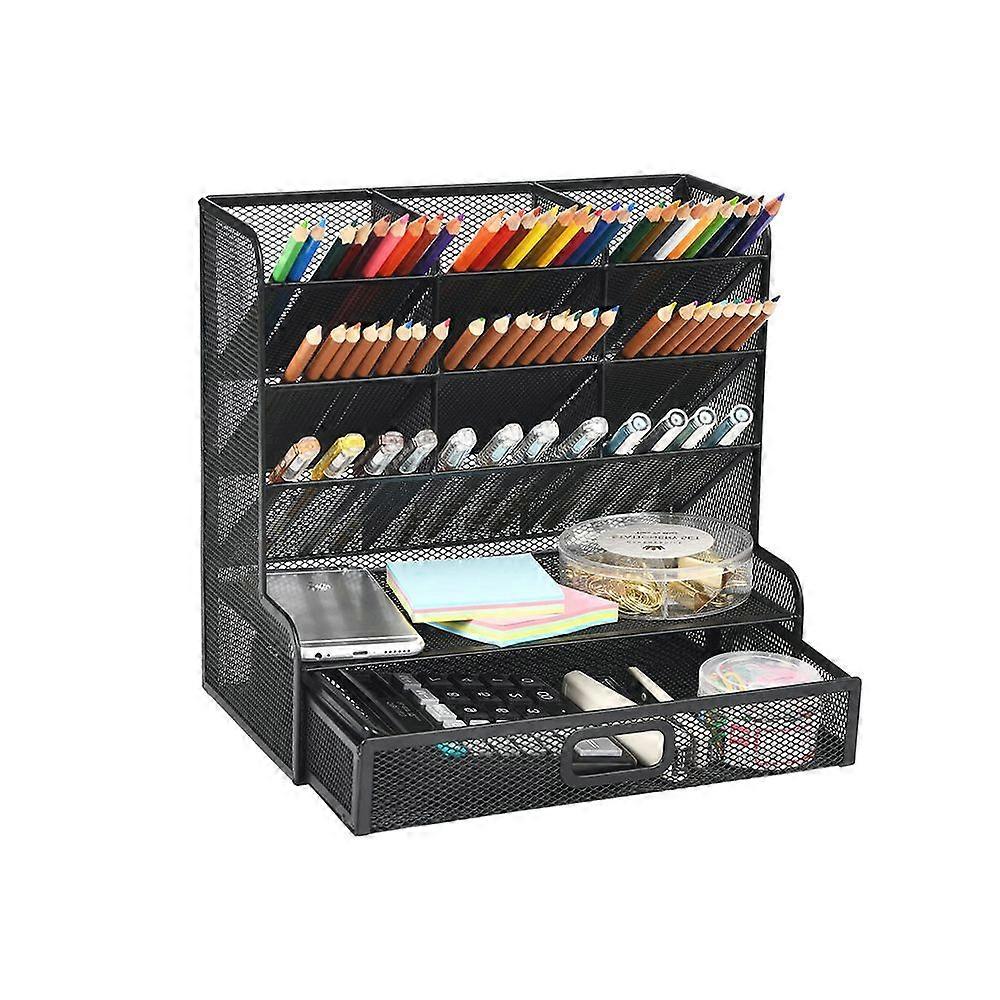 Versatile Mesh Desk Organizer, Sturdy Durable, Space-saving