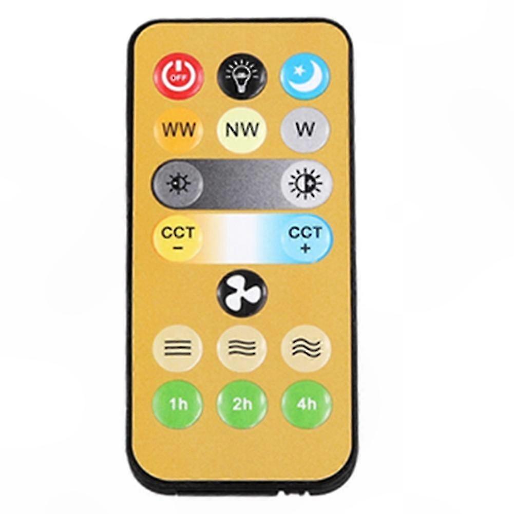 For E27 Ceiling Fan & Light, Wireless Switch & Remote Control, 3-Speed 1-4H Timing