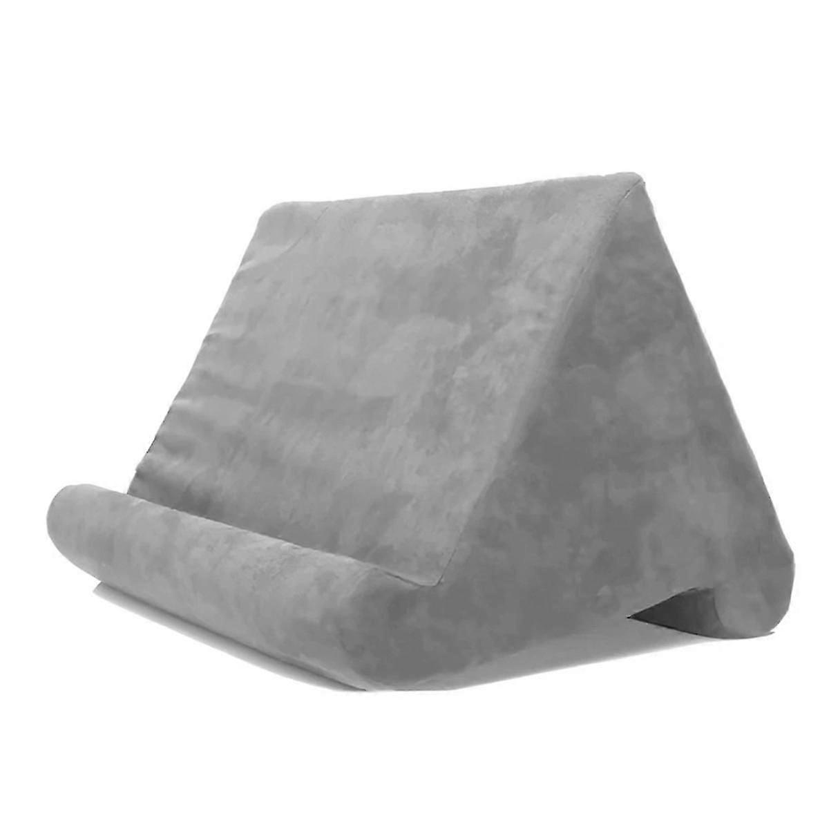 Éponge Oreiller Tablette Support Pour Tablette Support de Téléphone Mobile Support Multi-angle Stand De Lecture Gris