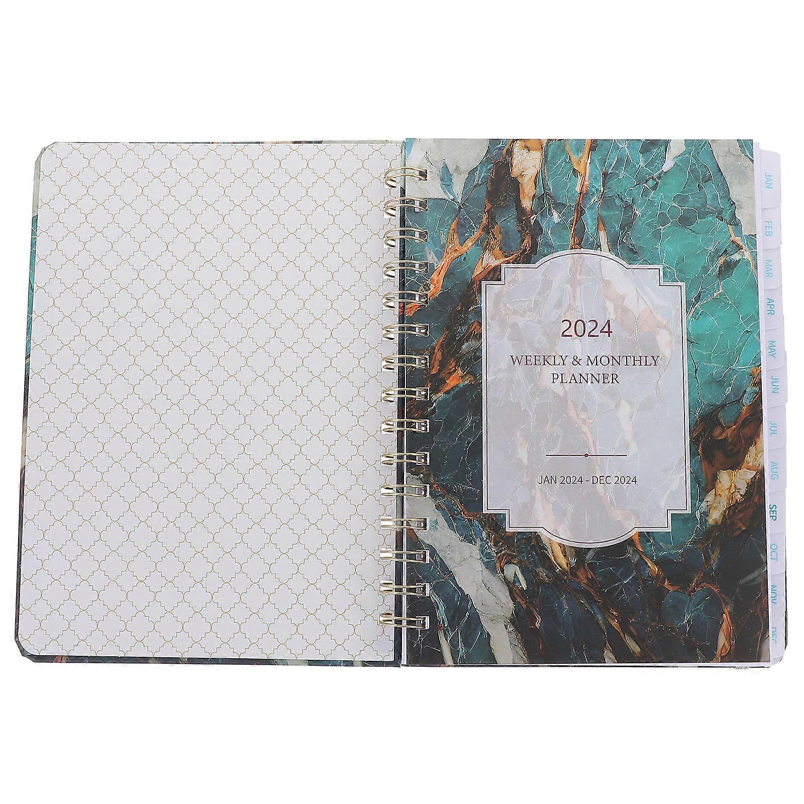 2024 Planner Notebook for Note Taking with Weekly Academic Schedule