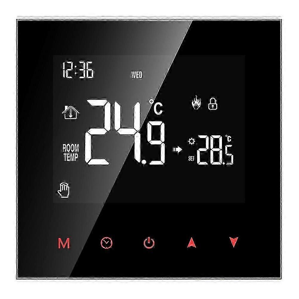 Lcd Touch Screen Thermostat Temperature Controller,16a Electric Heating With In Sensor Support Al-e