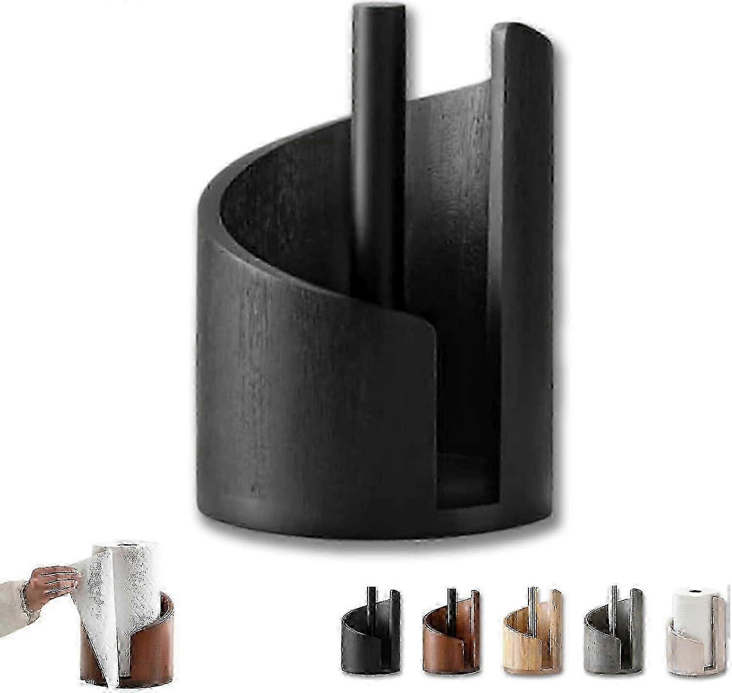 Solid Wood Paper Towel Holder