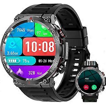 Smart Watch for Women and Men, 1.43 inch AMOLED Fitness Tracker with Heart Sleep Monitor, Waterproof Calling Watch for iPhone and Android, 2 Straps