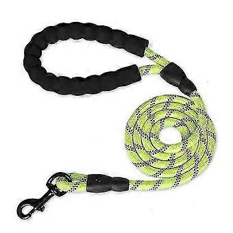 Dog Leash Reflective Nylon Leashes Medium Large Puppy Durable Collar Leashes Lead Rope compatible with Cat Big Small.