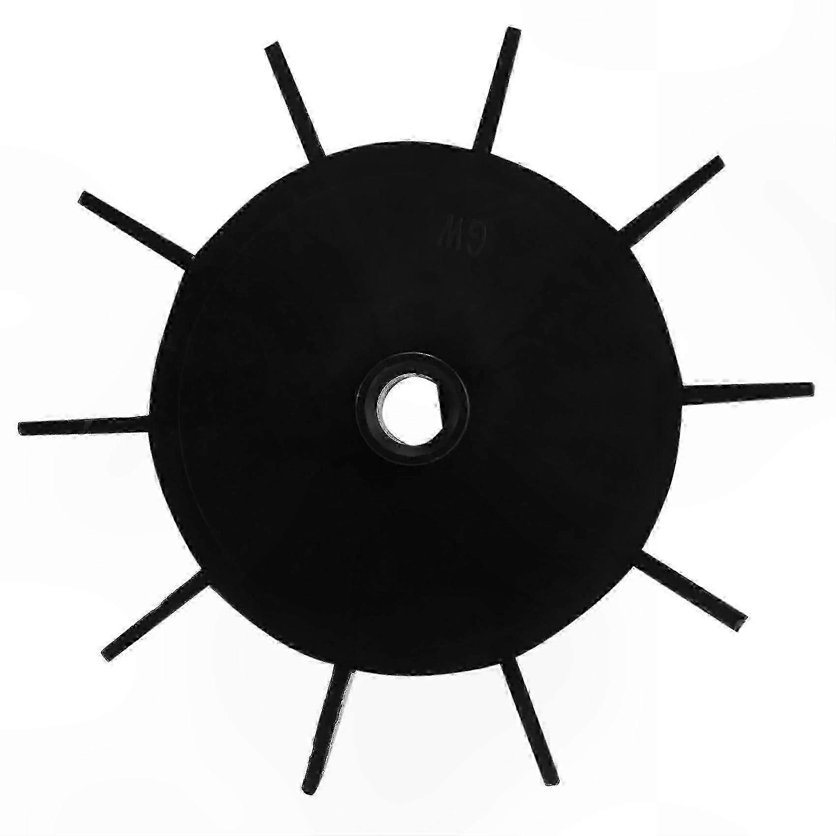 Black 10-Blade Compressor Fan Blade