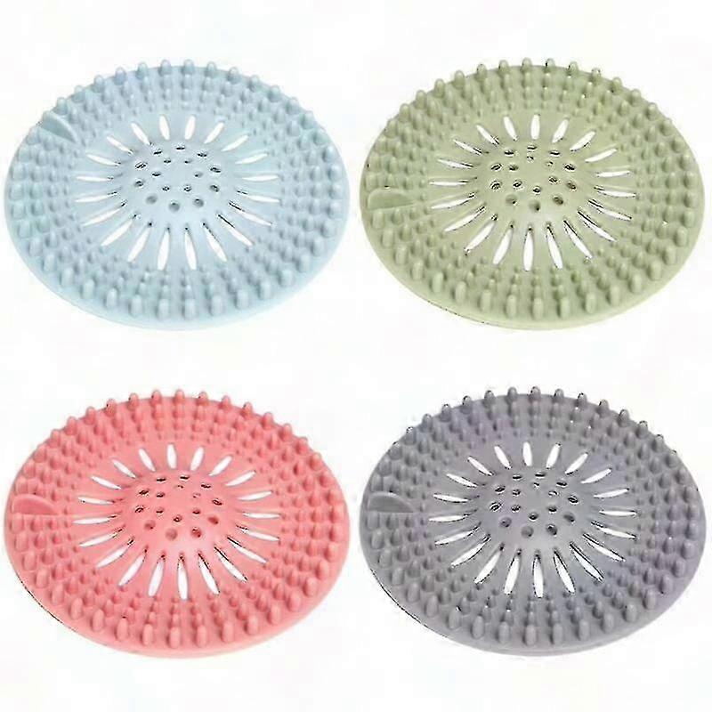 4-Pack Flexible Sink Strainer