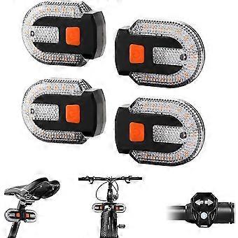 Ensemble de 4 clignotants LED pour vélo
