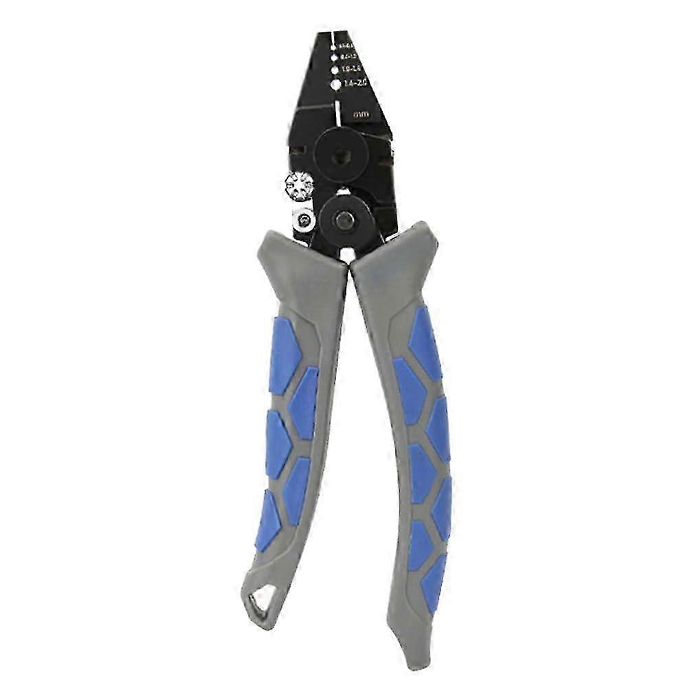 Multi-Size Crimp Pliers With Onboard Cutter