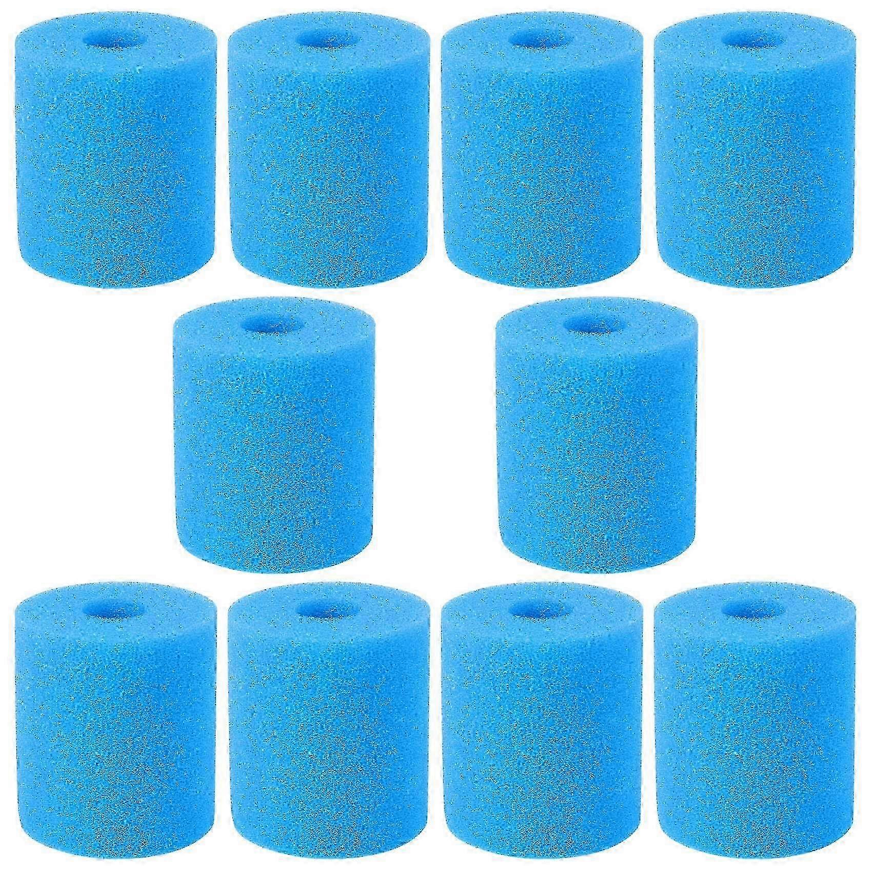 10PCS Reusable Pool Filter Foam Sponge compatible with Intex Type H Filter System