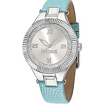 Just Cavalli horloges indie horloge voor vrouwen analoge Quartz met koeienhuid armband R7251215506