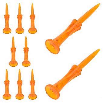 Golf Tees Plastic Wheel Shape for Training 20Pcs Orange Durable Set